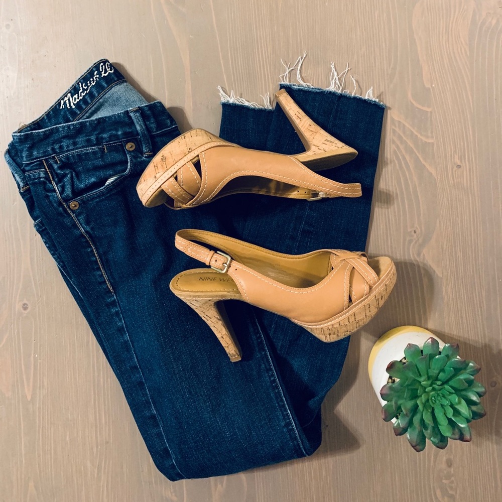 Madewell Skinny Skinny Frayed Hem Stretch Jeans